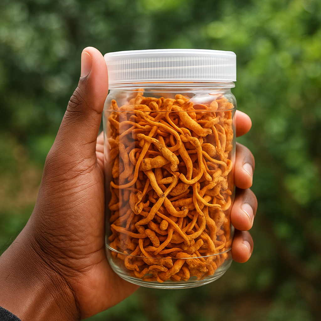 Organic Cordyceps Mushrooms - 25gm dry - Energy boosting super food