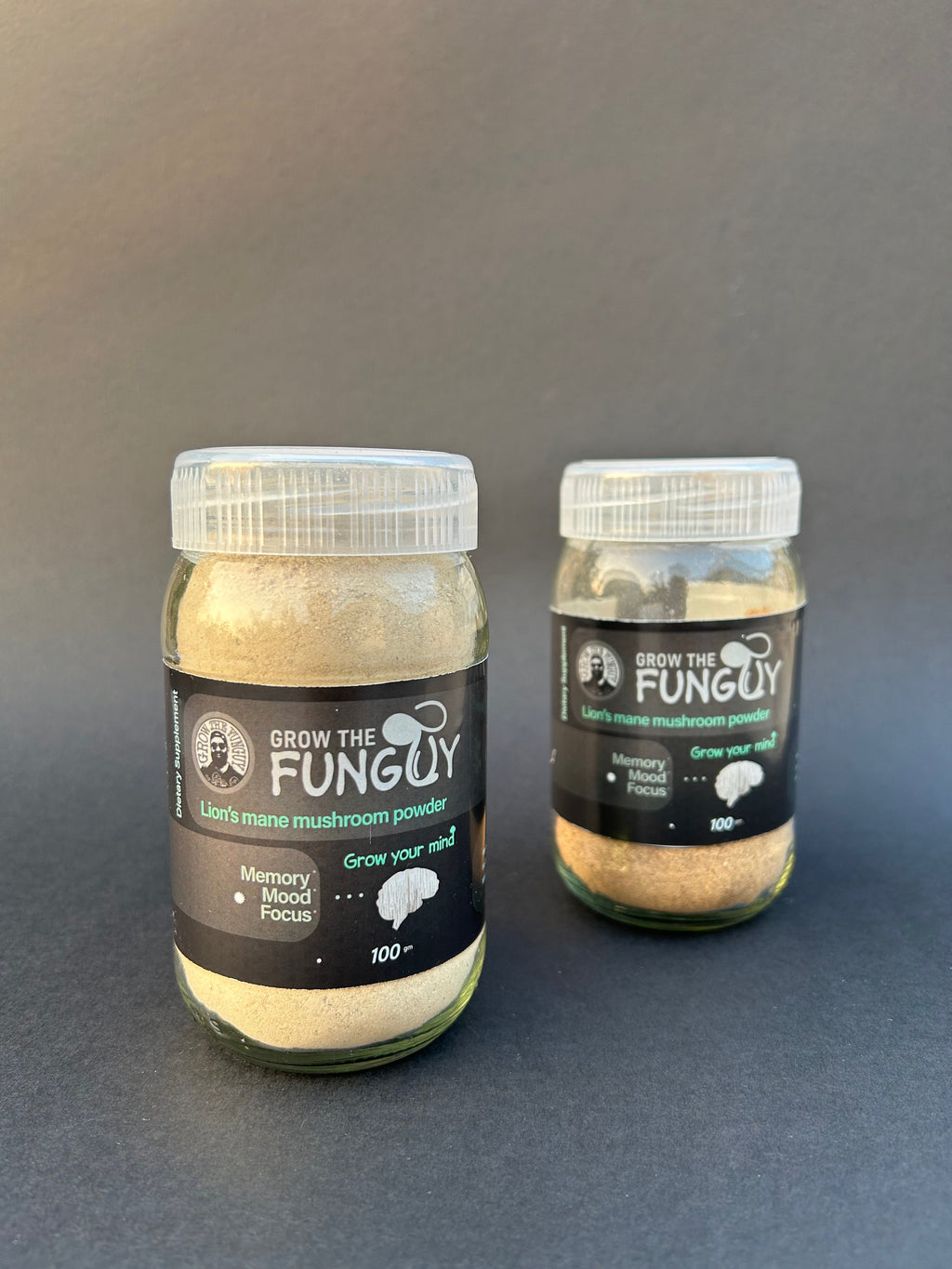 Organic Lion's Mane Powder - 100g | Premium Quality, Brain-Boosting Superfood | Grown in India - growthefunguy