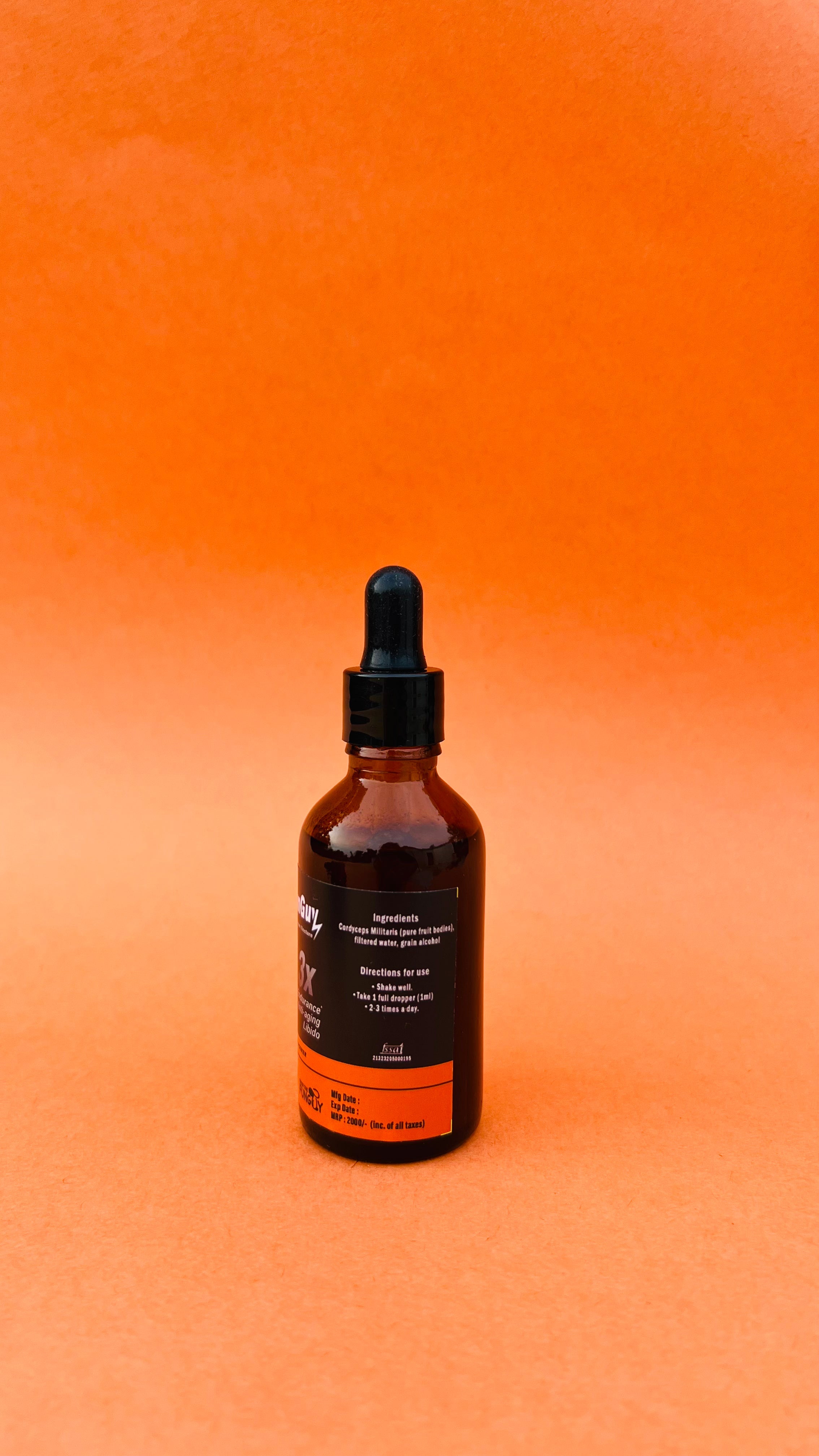 POWERFUNGUY - Dual extract Cordyceps tincture - 30ml - growthefunguy