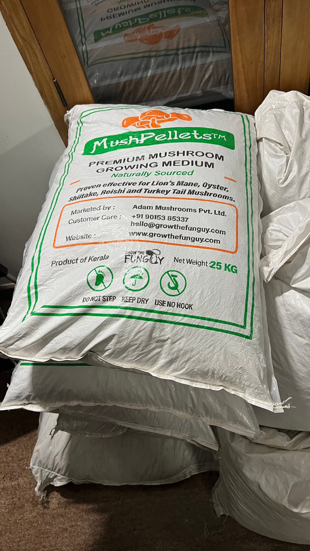 MushPellets  Improved - Premium mushroom grow medium for Wood loving species - 