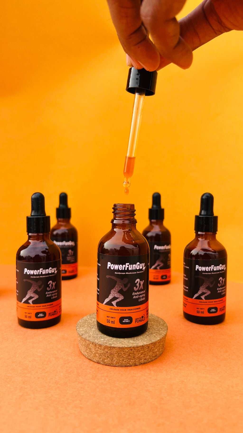 POWERFUNGUY - Dual extract Cordyceps tincture - 30ml - growthefunguy