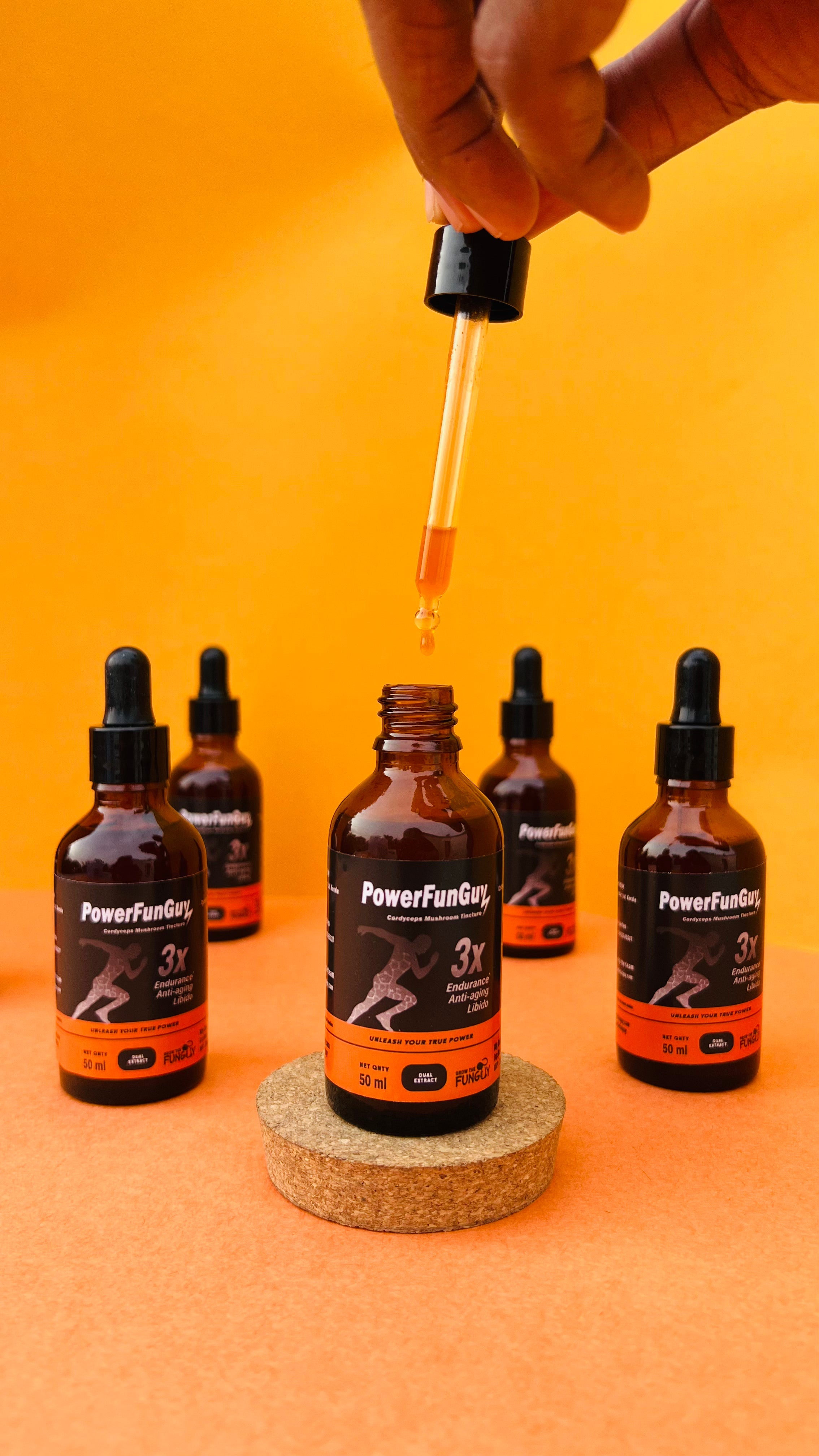 POWERFUNGUY - Dual extract Cordyceps tincture - 30ml - growthefunguy