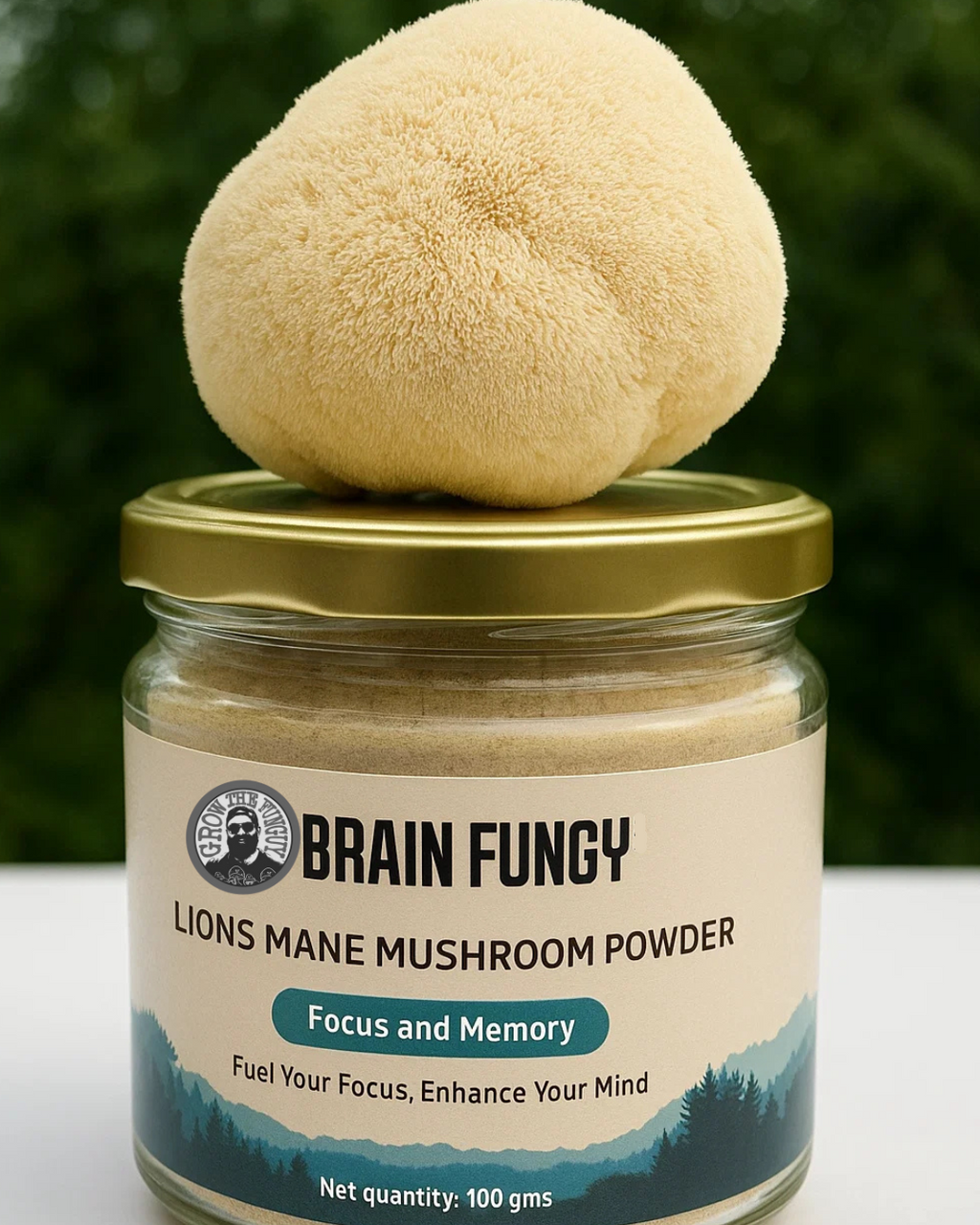 Organic Lion's Mane Powder - | Premium Quality, Brain-Boosting Superfood | Grown in India